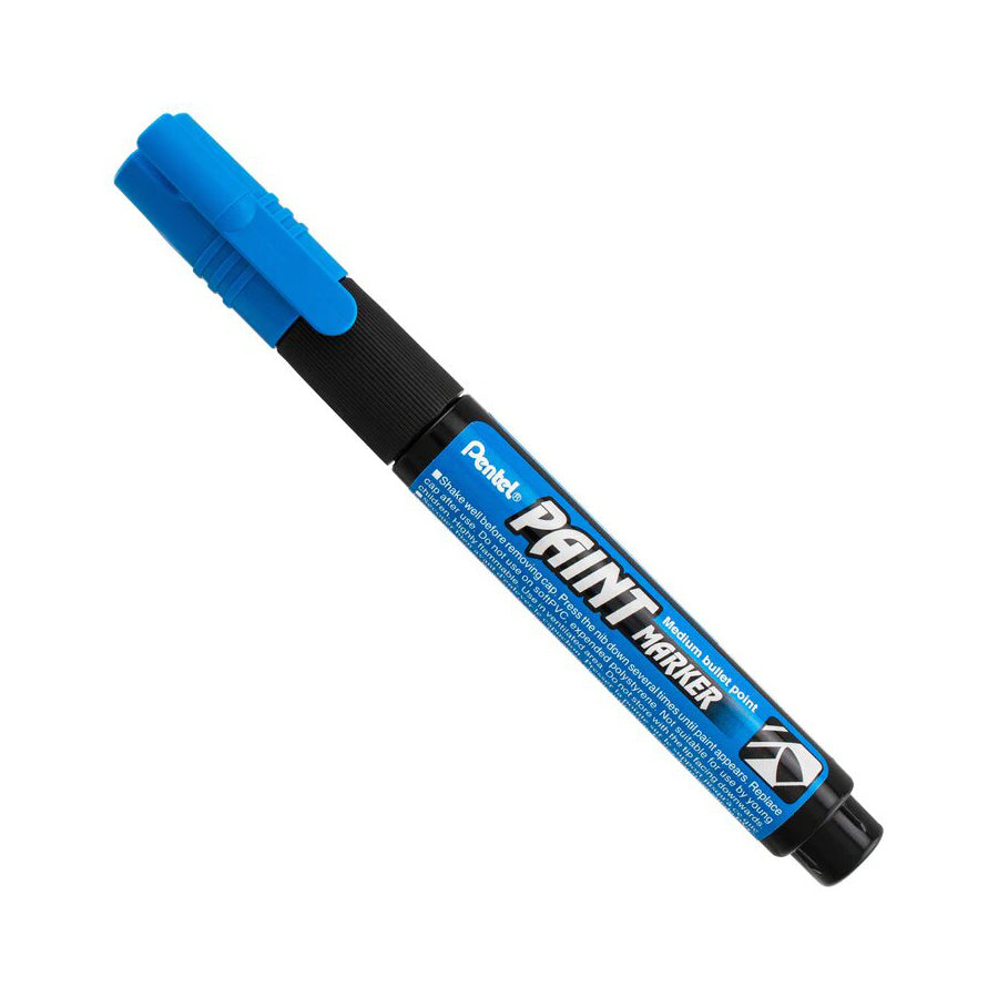 Marker permanent Pentel Paint Marker MMP20, 4 mm vopsea albastru Marker permanent Pentel Paint Marker MMP20, 4 mm vopsea albastru